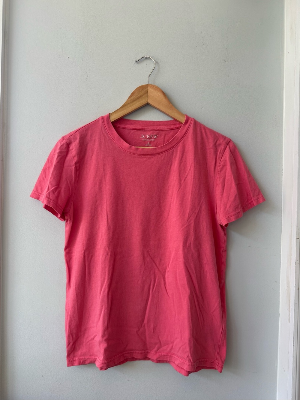 J. Crew Vintage Jersey Pink Tshirt
